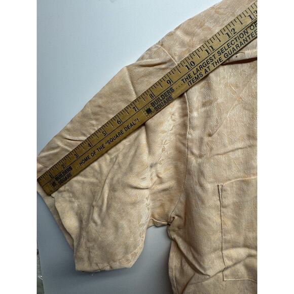 Vintage Sears Perma-Press Medium SHORT Sleeve SHIRT Wide Collar MADE IN JAPAN - Picture 9 of 11